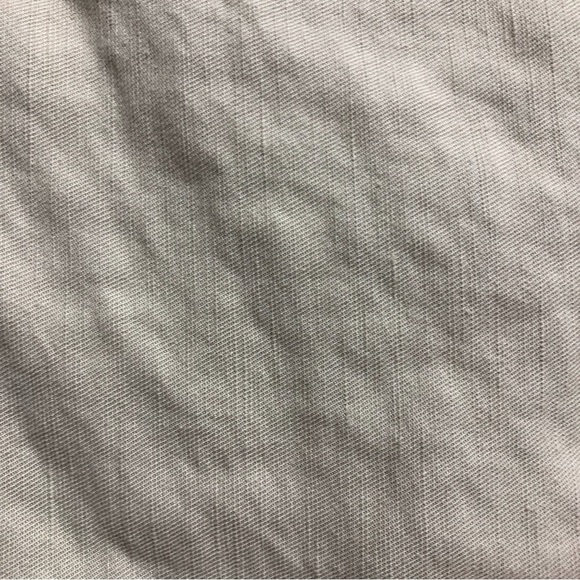 Land’s End Women’s Jacket Cargo Top Stitching Unlined Linen Blend Neutral - Picture 8 of 10